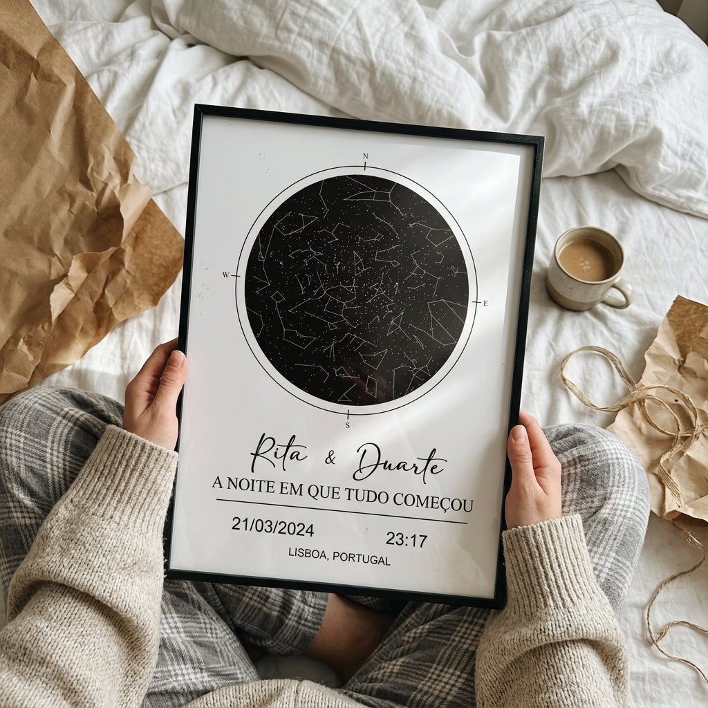 Quadro Mapa das Estrelas