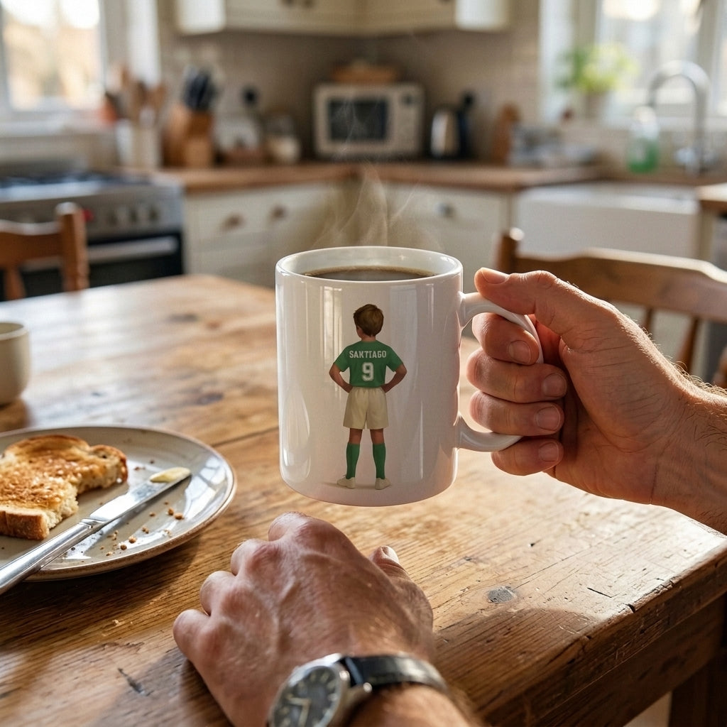 Caneca Jogador de Futebol