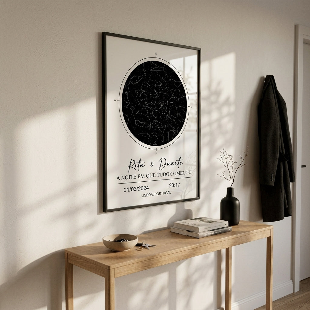 Quadro Mapa das Estrelas