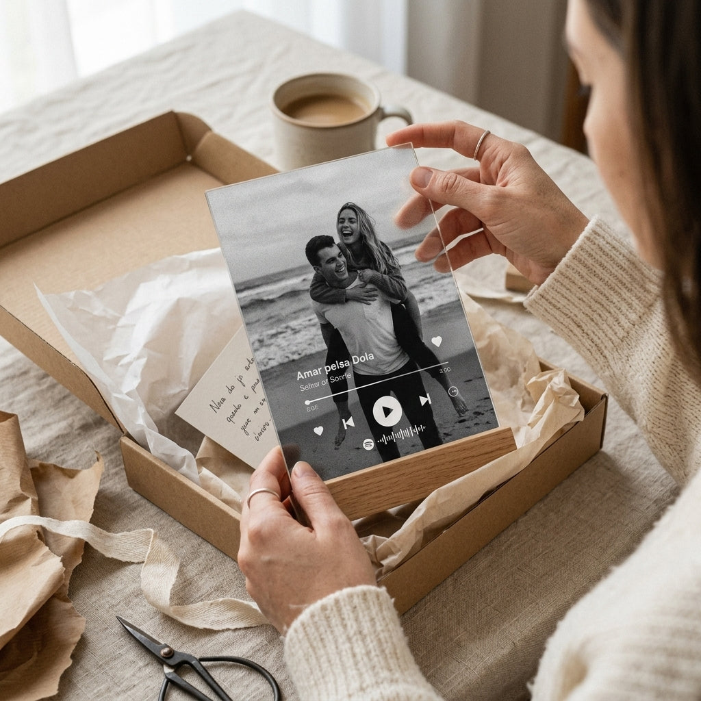 Placa Spotify - Personalizável