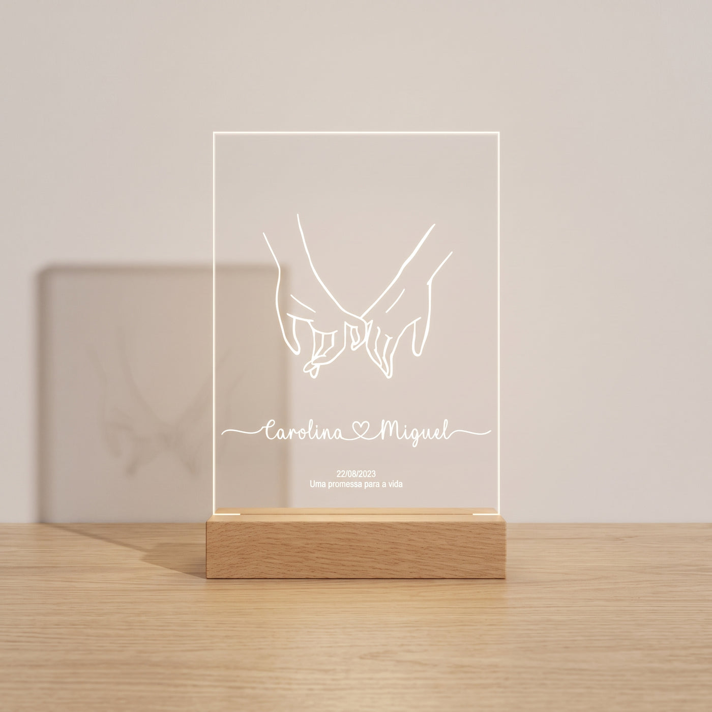 Placa Promessa Pinkie