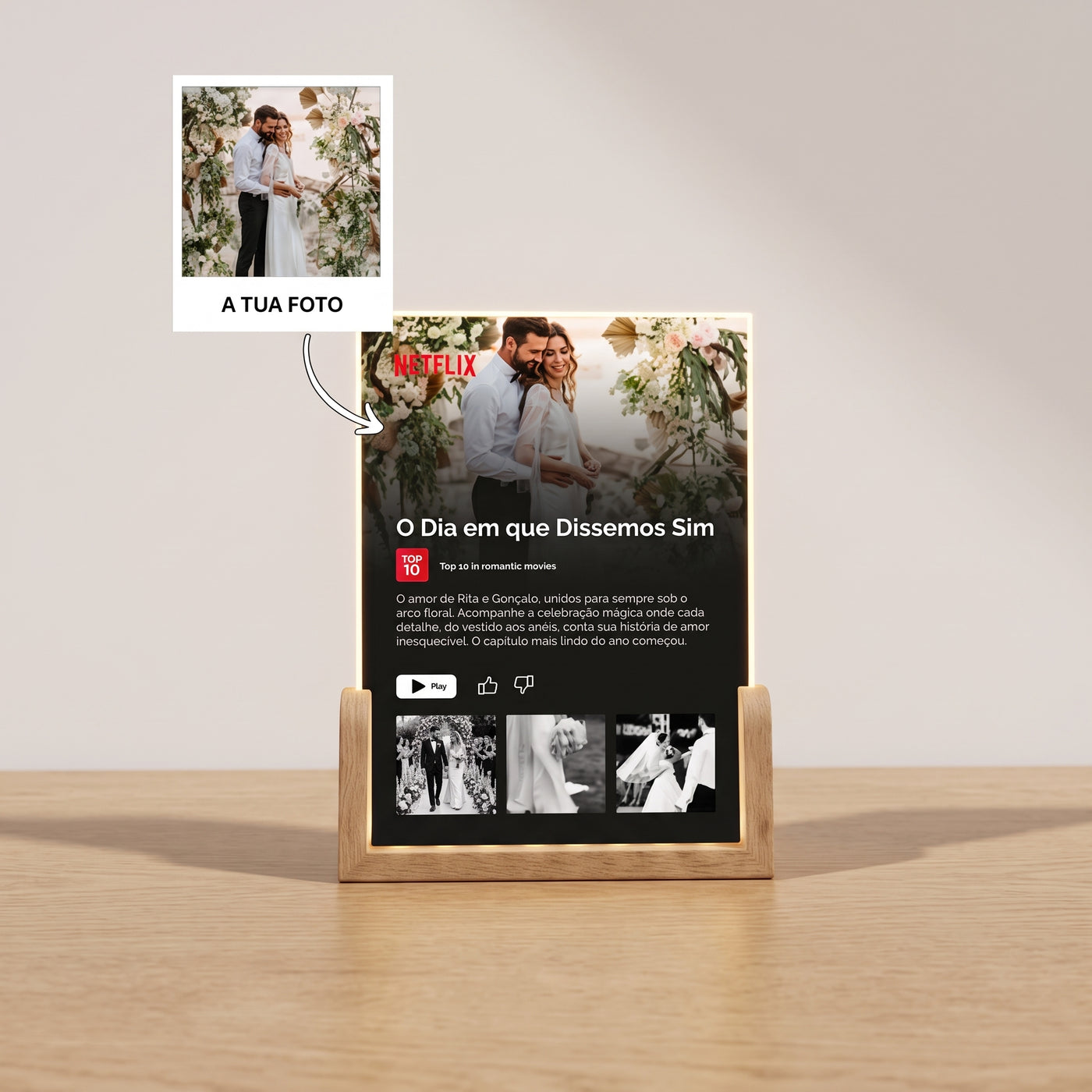 Placa Netflix - 4 Fotos