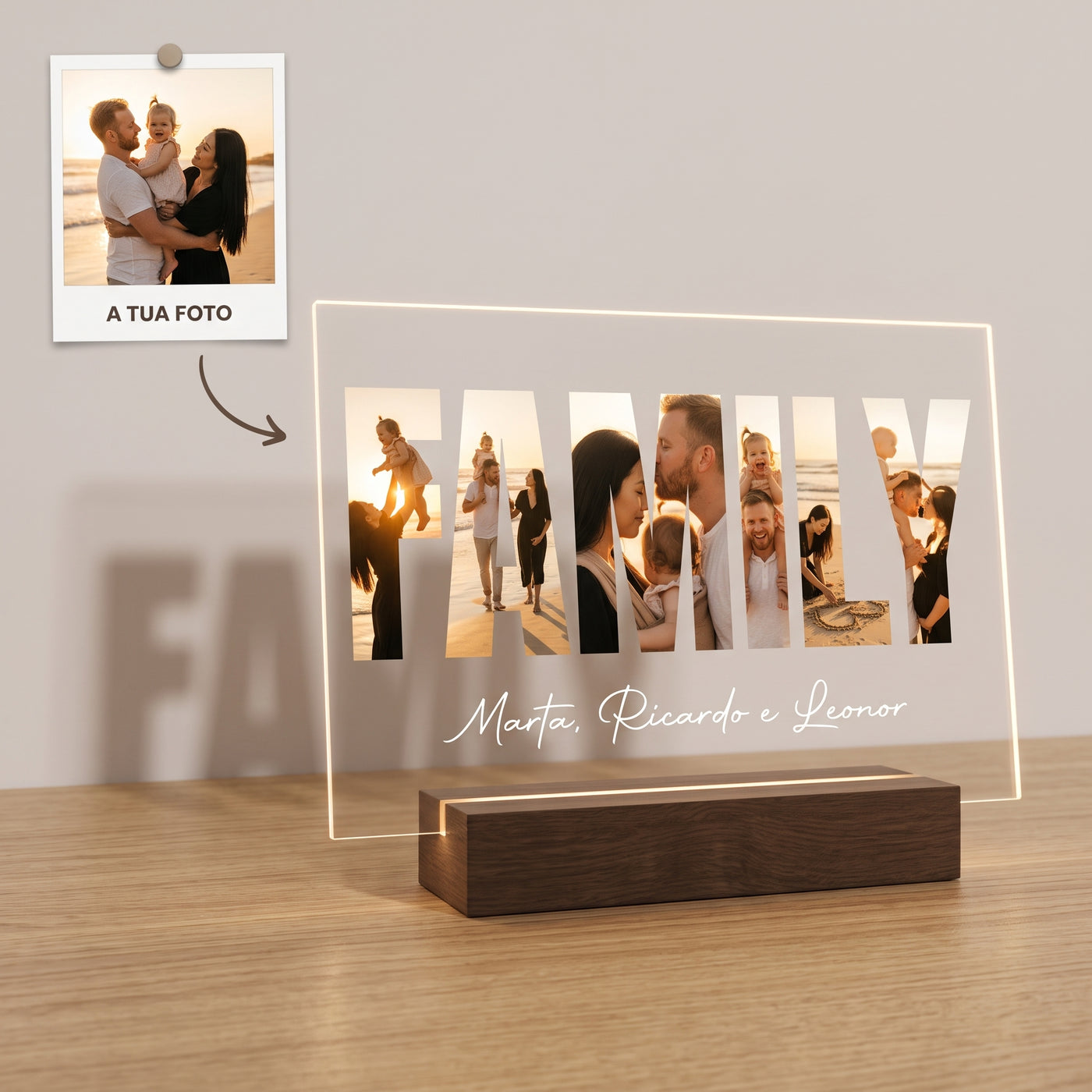 Placa "FAMILY" - 6 Fotos