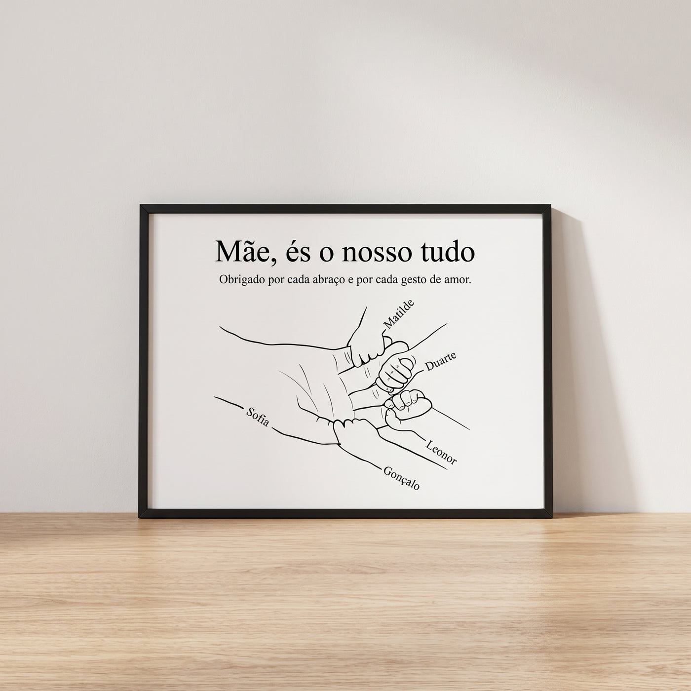 Quadro Personalizável - Line Art