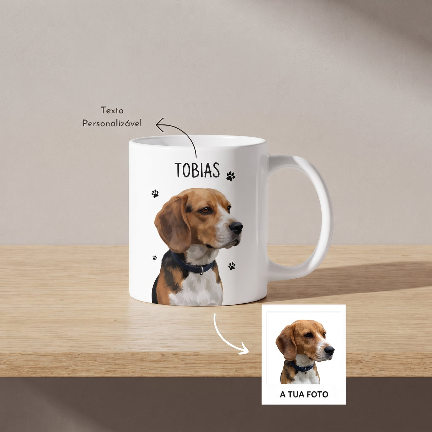 Caneca Retrato a Cores